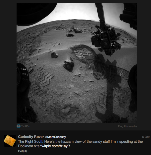 NASA's social media team brings life to Curiosity.