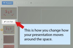 How to use Prezi edit path LyndalCairns